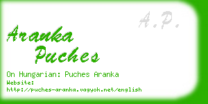 aranka puches business card